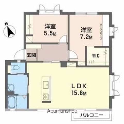 フレグランス日詰Dの間取り写真