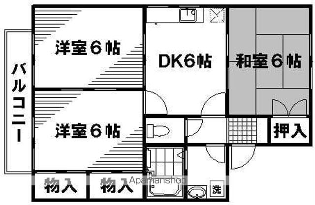 セジュール友清 B棟の間取り写真