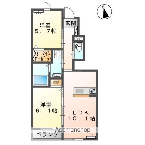 メープルIIの間取り写真
