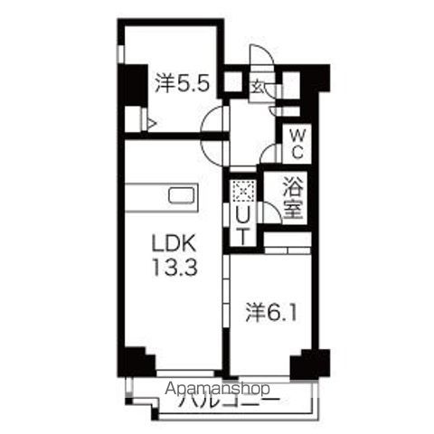 【スパシエ千住大橋の間取り】