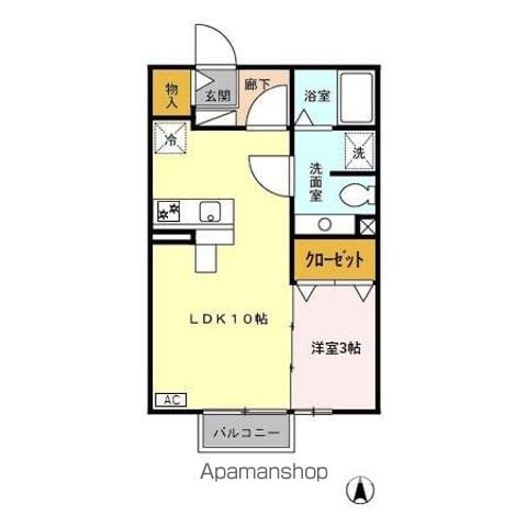 レゾン御園の間取り写真