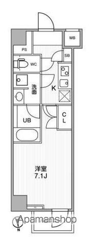 【ＡＬＴＥＲＮＡ神楽坂Ⅱの間取り】