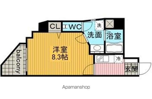 スカイコート葵の間取り写真