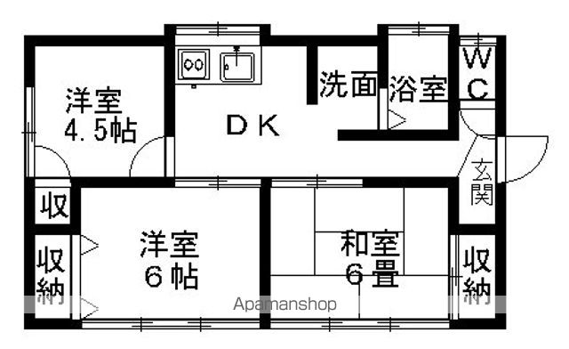 ヒルズ谷田川の間取り写真