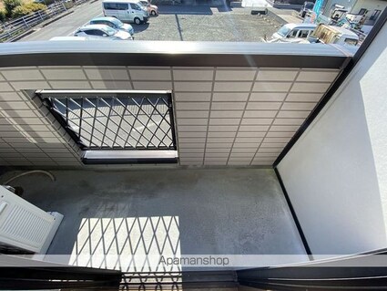 メゾンシーバスⅡ[1K/23.19m2]のバルコニー