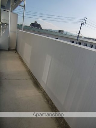 ハイツ南松山[2DK/40.95m2]のバルコニー
