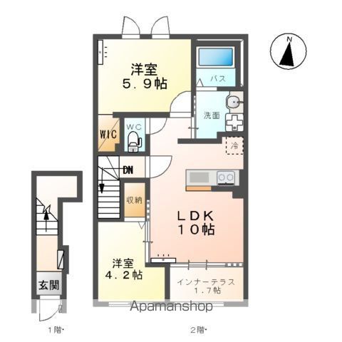ソレイユの間取り