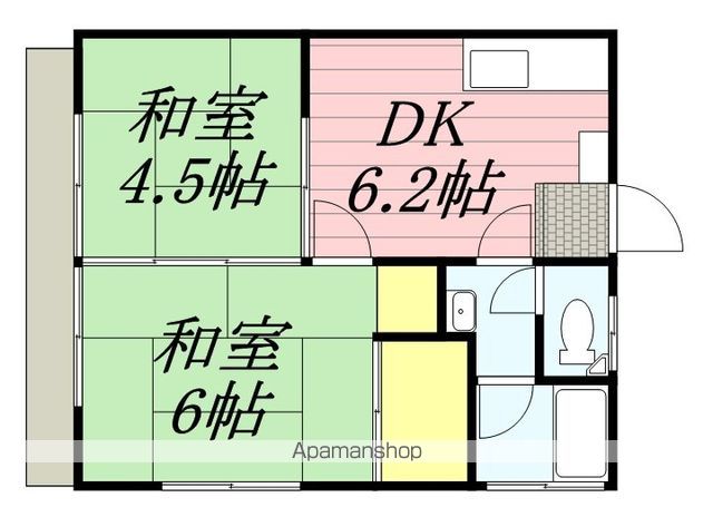 【サンハイツアテネの間取り】