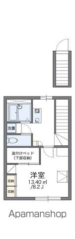 レオパレスメルベーユの間取り写真