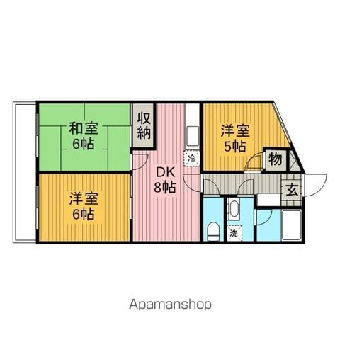 第2すくねハイツの間取り写真
