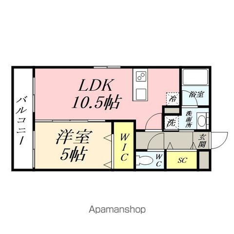 FRIEND COURT東島田の間取り写真