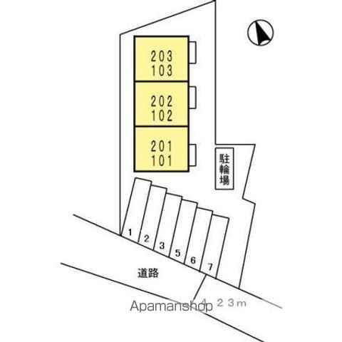 Ｙ’Ｓ　コトブキ 102 ｜ 和歌山県和歌山市福島653-1（賃貸アパート2LDK・1階・53.80㎡） その23