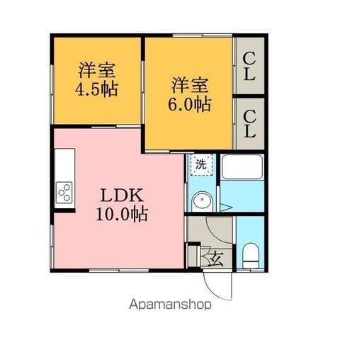第2富樫マンションの間取り写真