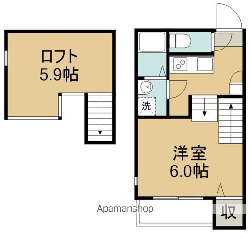 LEGARE卸町の間取り