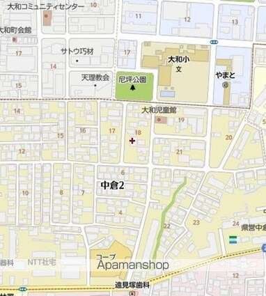 宮城県仙台市若林区中倉２丁目[1K/26.91m2]の周辺2