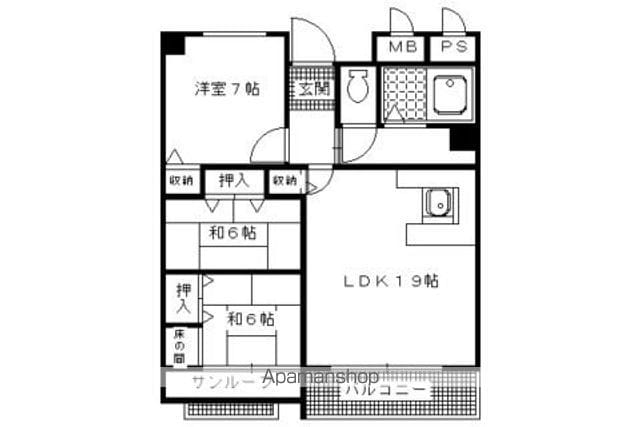 アーバン紫園の間取り写真