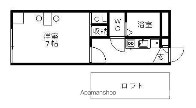 レオパレス琴音の間取り写真