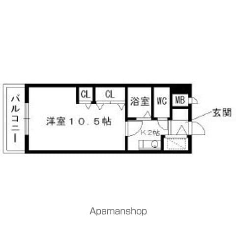 ラポート博多の間取り写真