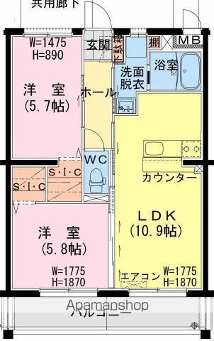 トレジャー ビルドの間取り写真