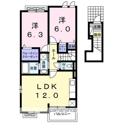 きららHOUSE・Aの間取り写真
