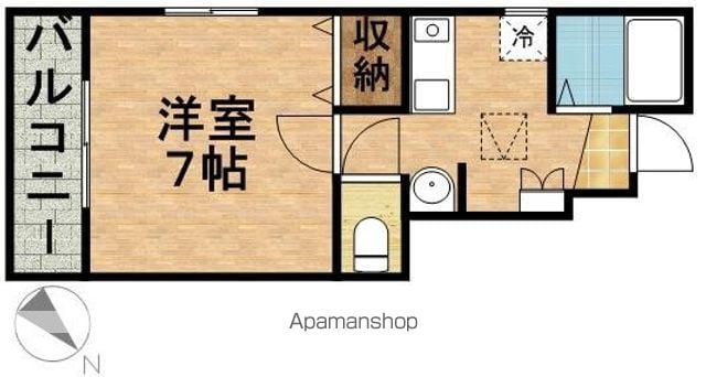 ボヌールシャンブルの間取り写真