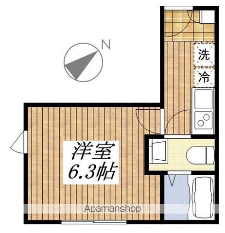 【立川市高松町のマンションの間取り】