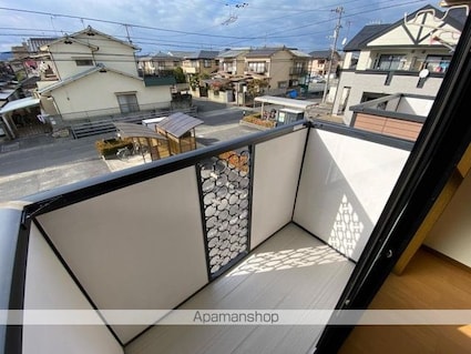 カーサ　木太[1K/19.87m2]のバルコニー