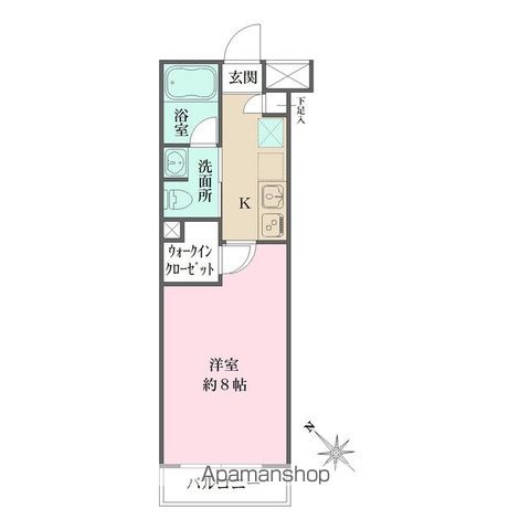ベルフェリーク西小山の間取り写真