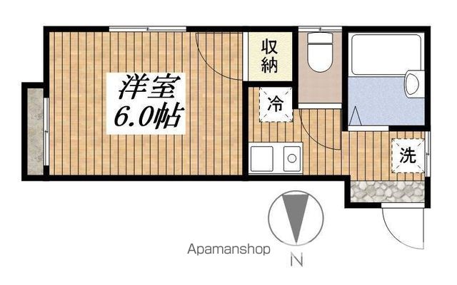 国分寺市泉町のアパートの間取り