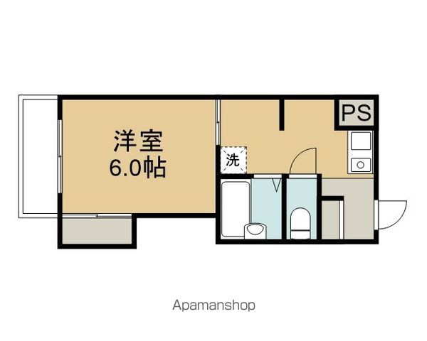 京王電鉄相模原線 京王堀之内駅 徒歩12分 3階建 築39年の間取り写真