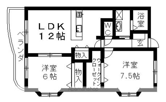 グランドール吉根の間取り写真