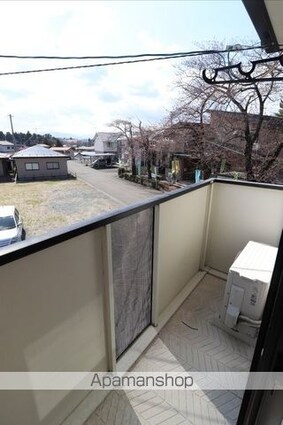 スカイハウス[2DK/55.2m2]のバルコニー