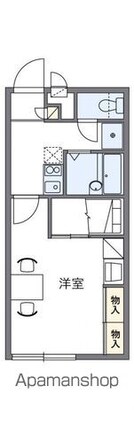 レオパレスＧｒａｃｅ[1K/23.18m2]の間取図