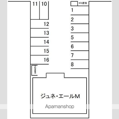 ジュネ・エールMの内装写真