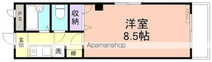 Ｙ．ＥＳＴＡ．ＩＮ[1K/25.97m2]の間取図