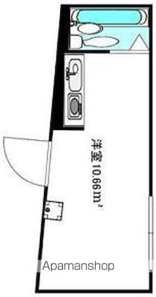 東京都中野区鷺宮３丁目[1R/10.66m2]の間取図