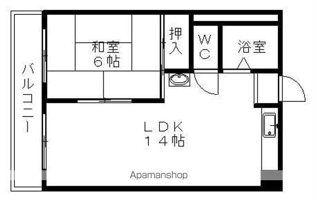 栄ファイブマンションの間取り写真