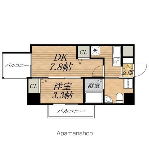 セレニテ上町台の間取り写真