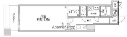 レジディア上野池之端[1K/37.66m2]の間取図
