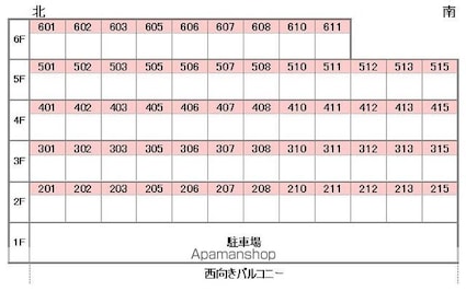 レーベンイケダ美沢[1K/27.75m2]の配置図