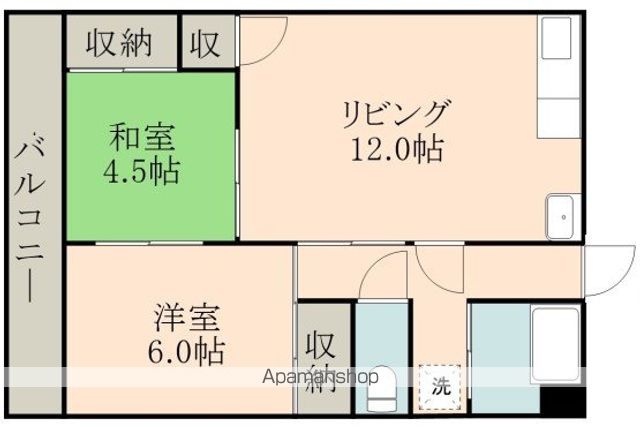 森園ハイツの間取り写真