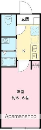 ＴＨＥ　ＲＯＯＭ’Ｓ　中野本町[1K/16.03m2]の間取図