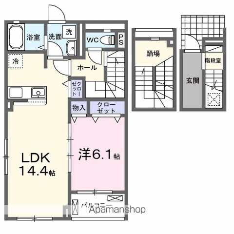 リリーの間取り