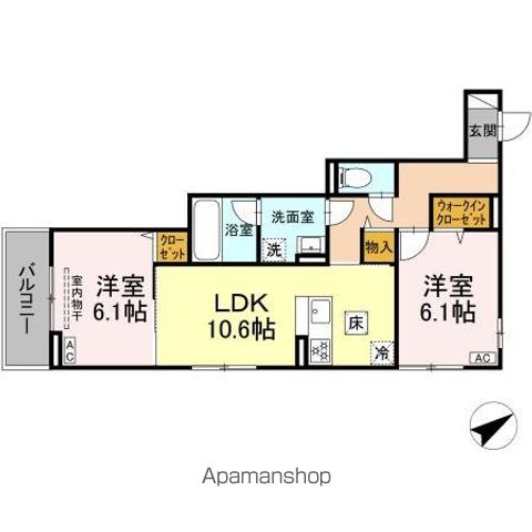 D PAINA 生田の間取り写真
