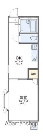レオパレス本城東四番館の間取り写真
