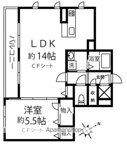 ラディーチェCの間取り写真