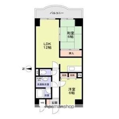 フローリッシュ北田の間取り写真