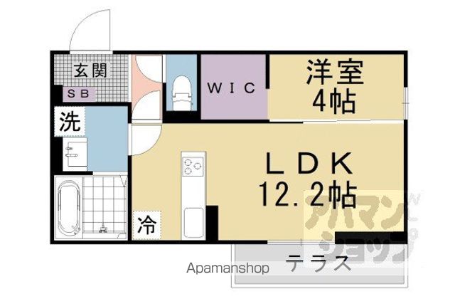 アリア大江の間取り写真