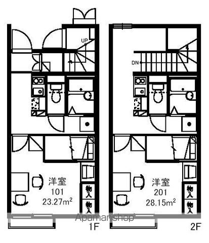 レオパレスオオヒガシの間取り写真