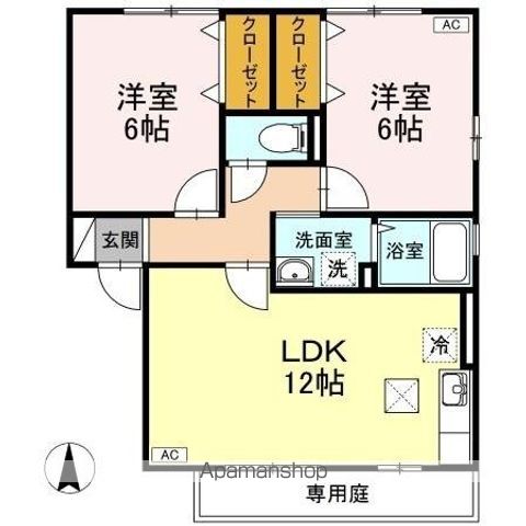 セジュール 郷の間取り写真
